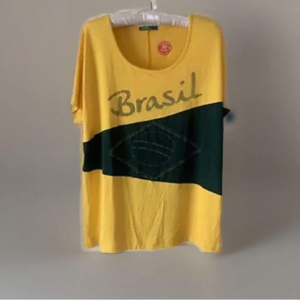 Womens Trilha Mix Brasil Shirt Size Large